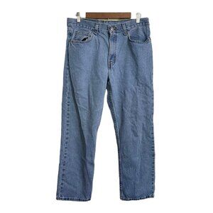 George Mens Medium Wash 100% Cotton Regular Fit Straight Leg Jeans Size 34 29